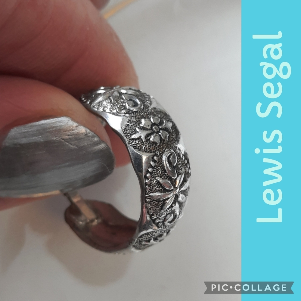 Small vintage clip-on hoops